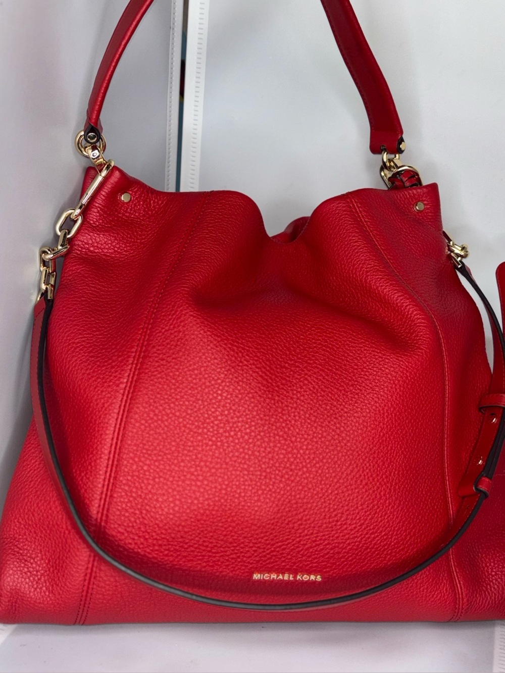 Michael Kors Lex Convertible Hobo Bag with Gold Hardware